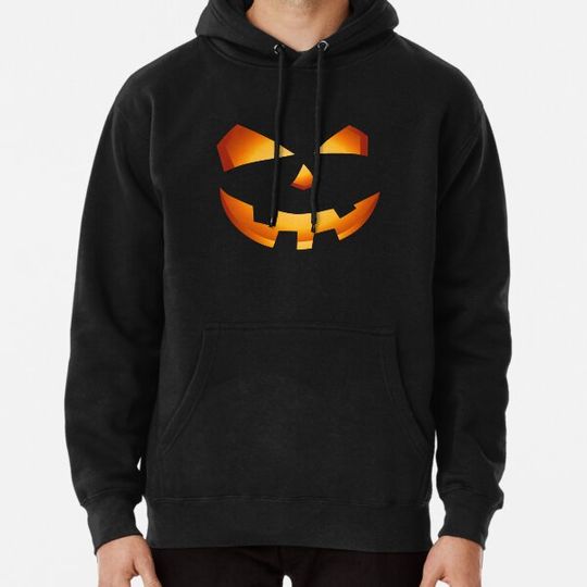 Discover Pumpkin Face Hoodies