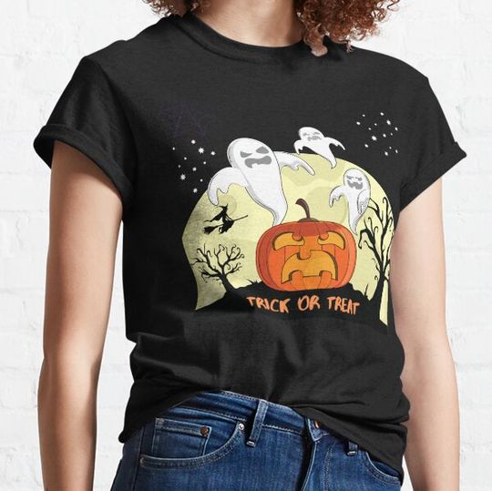 Discover Funny Jack O'Lantern Pumpkin Gift T-Shirt