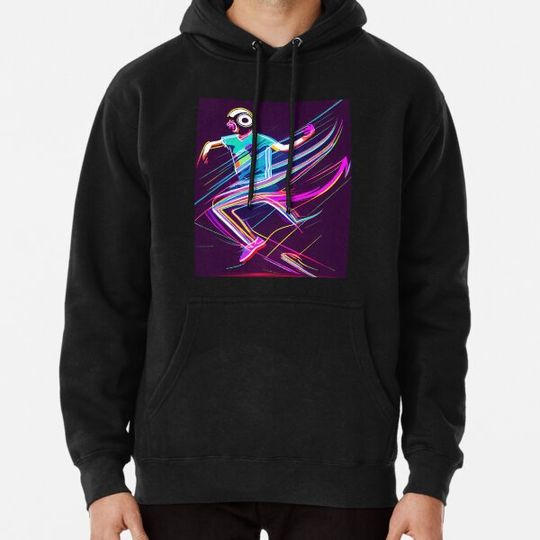 Discover Neon basketball Hoodies