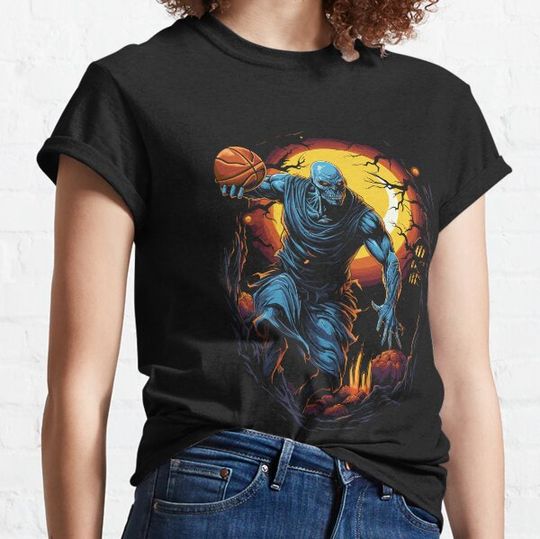 Discover Zombie Basketball Player Dunker Tee Halloween T-shirts