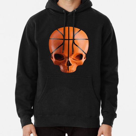 Discover Basketball Player Gothic Halloween Hooper Zombie Skull Hoodies