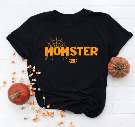 Discover Momster Halloween Shirt - Fun and Spooky Tee