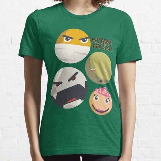 Discover Monsters smilies emoticons mummy vampire zombie princess T-shirts