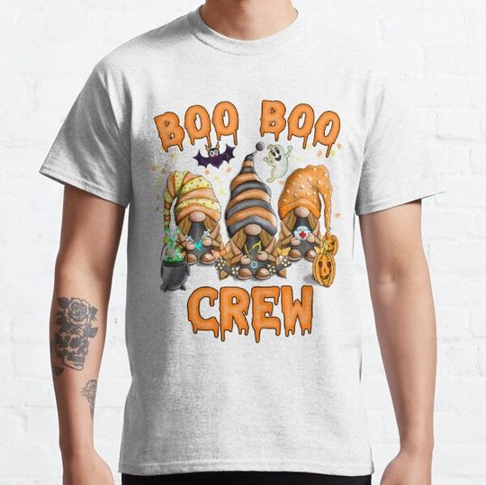 Discover Boo Boo Nurse crew gnomes T-shirts