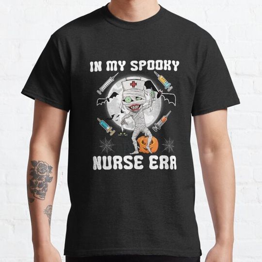 Discover In my spooky nurse era T-shirts