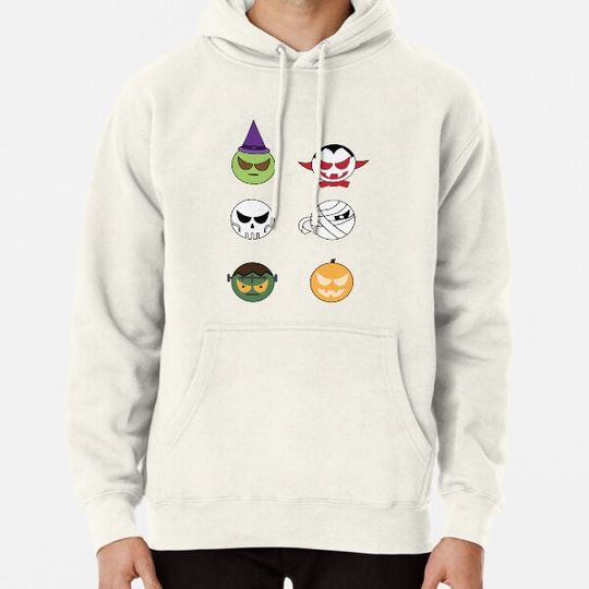 Discover Cute Holloween Emoji Hoodies