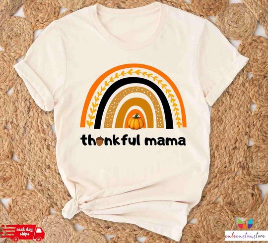 Discover Custom Thanksgiving Grandma Tee - Cute Mother Gift