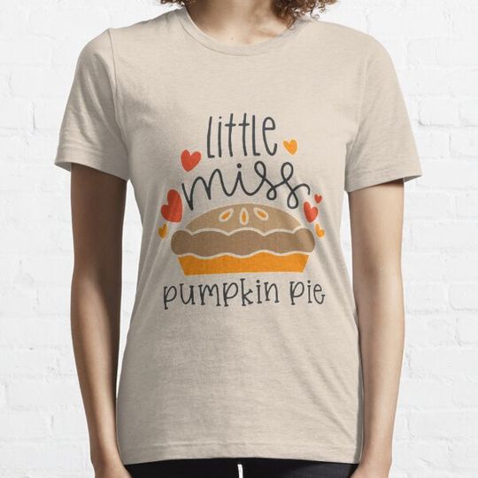Discover LITTLE MISS PUMPKIN PIE - halloween design T-shirts