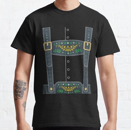 Discover Lederhosen Oktoberfest  German Culture Halloween Costume T-shirts