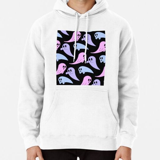 Discover Halloween Ghosts Ghost Blue Pink Purple Hoodies