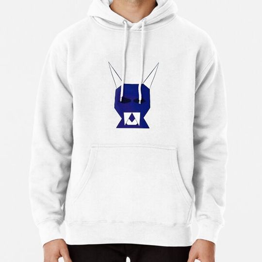 Discover Blue Halloween Mask Hoodies