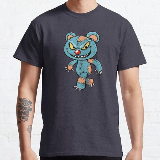 Discover Evil Scary Teddy Bear Halloween Zombie T-shirts