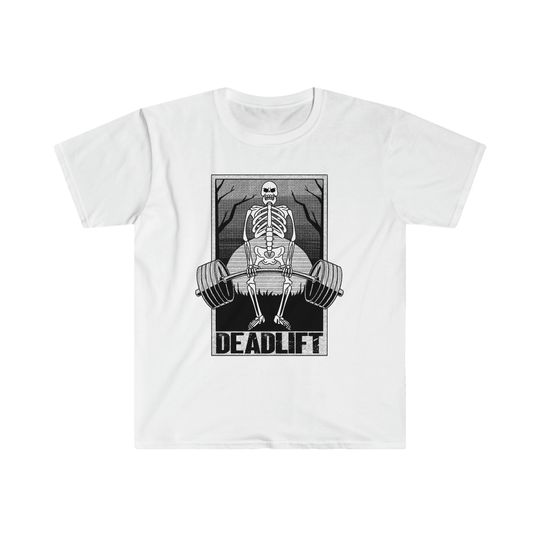 Discover Skeleton Tarot Shirt, Deadlift Skeleton Shirt, Fitness Hoodie, Funny Gym Sweatshirt, Gift for Him, Workout Shirt, Bodybuilding Shirt for him