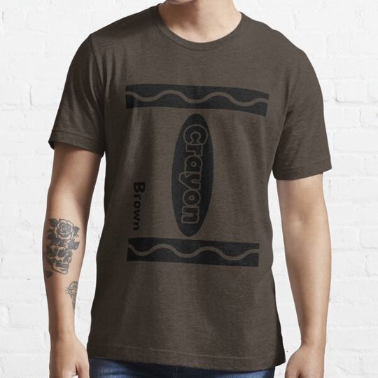 Discover Brown Crayon Box Halloween costume couple and group funny crayon shirt T-shirts
