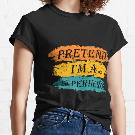 Discover Funny Easy Lazy Halloween Pretend Im A Superhero T-shirts