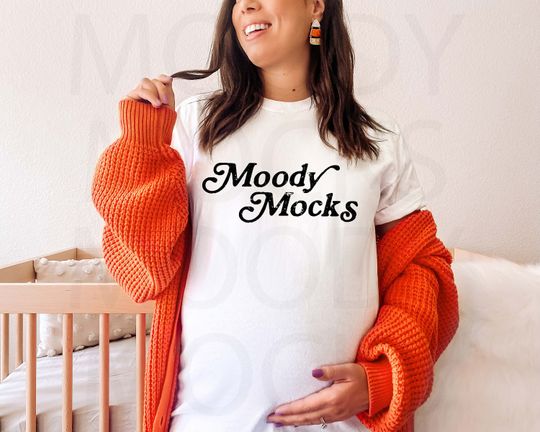 Discover Maternity Pregnancy Mockup for Fall