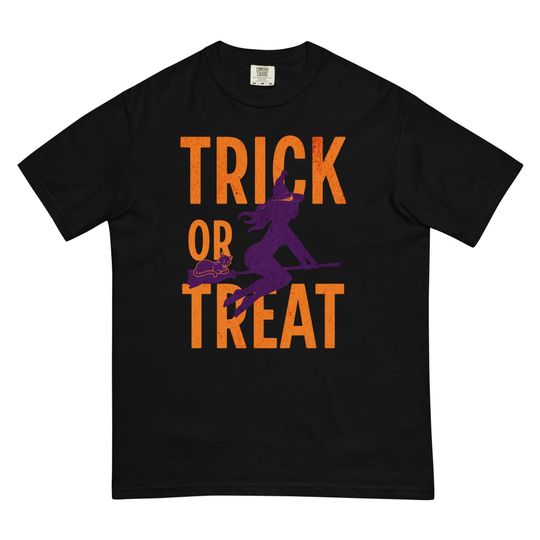 Discover  Halloween Shirt Trick Or Treat Tee October Fun T-Shirt