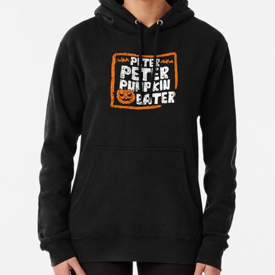 Discover Mens Peter Pumpkin Eater Matching Couple Halloween Costume Hoodies