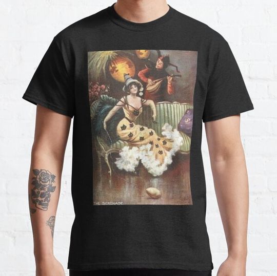 Discover Victorian Couple in Costumes Halloween Card T-shirts