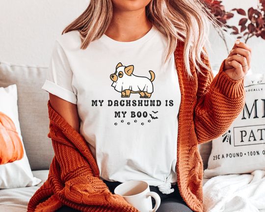 Discover Dachshund Halloween Longhair Shirt - Dog Lover Gift