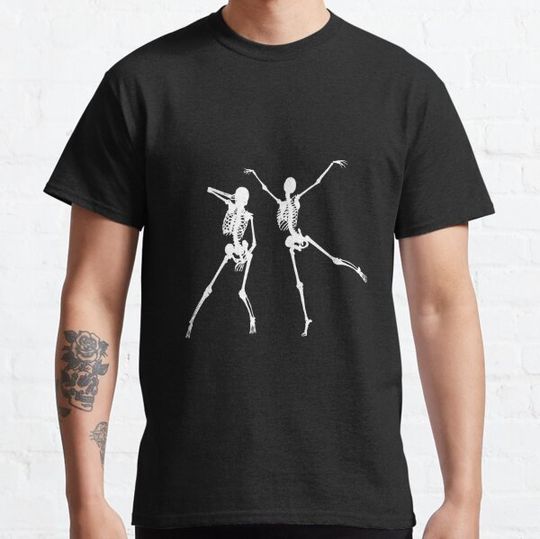 Discover Dance Of Death Macabre Skeleton Skull Halloween Gift Idea- Duo Ballet Dancing T-shirts