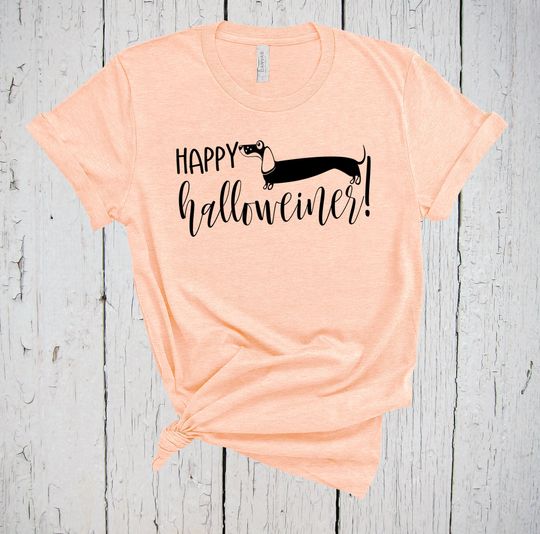 Discover Happy Halloweiner Halloween T-shirt - Dog Lover Gift