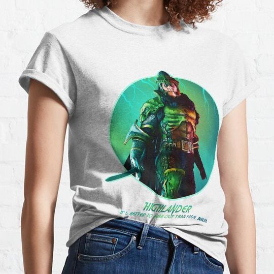 Discover Modern Action Fantasy Story Legendary Thirst Highlander Movie  - The Kurgan Dark And Offensive T-shirts