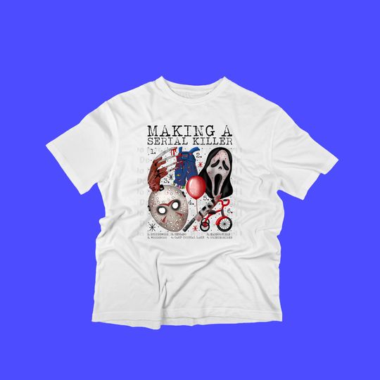 Discover Adult T-Shirt "Making A Serial Killer"