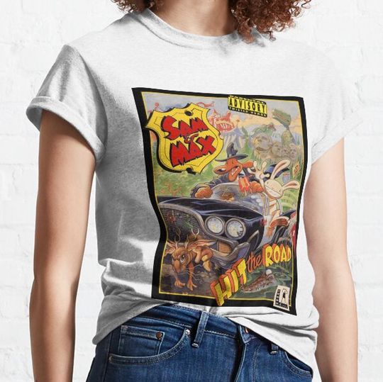 Discover Occupiers Of A Universe Sam And Max Typical Fictional Characters  Hit Road Poster Dark Offensive T-shirts