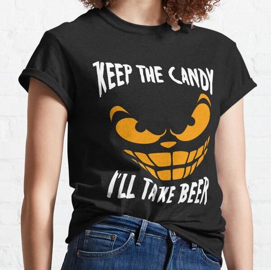 Discover Funny Halloween Costume - Keep the Candy I will take Beer T-shirts