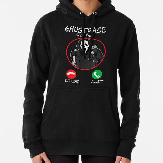 Discover Halloween Ghost face Calling Hoodies
