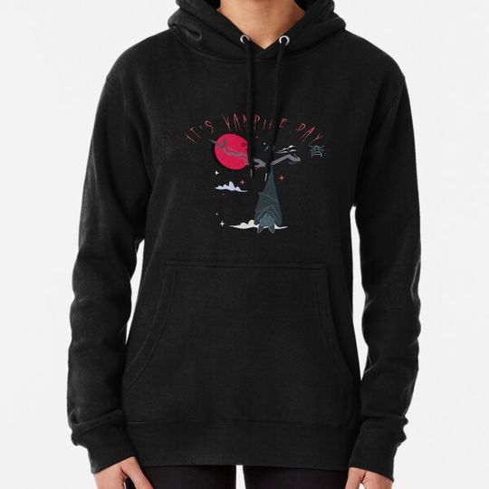Discover it's vampire day: Cute Family Gift idea about vampire  for Mom, Dad & siblings Hoodies
