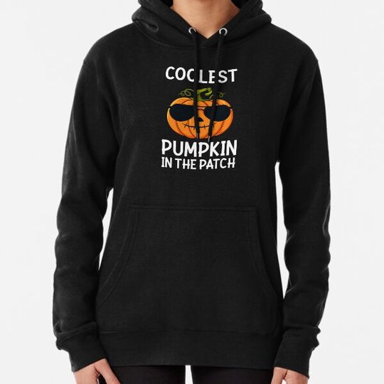 Discover Halloween Coolest Pumpkin In The Patch Boys Girls Kids Hoodies
