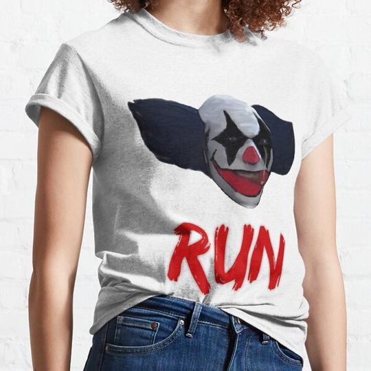 Discover Scary Clown Run Shirt T-shirts