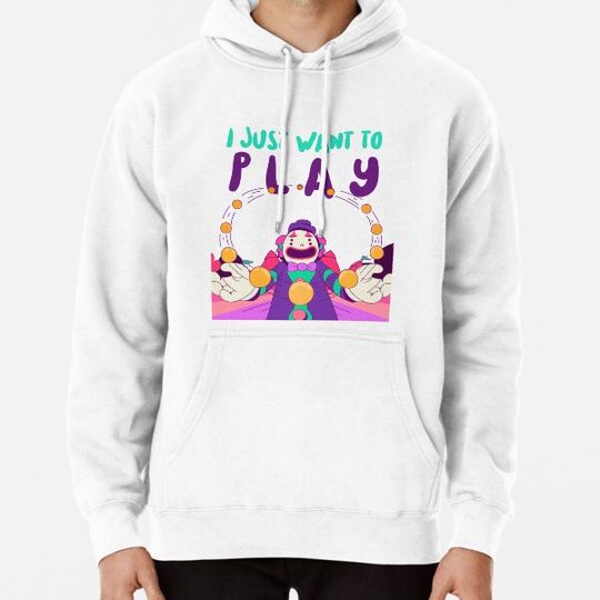 Discover I just want to play clown halloween Hoodies