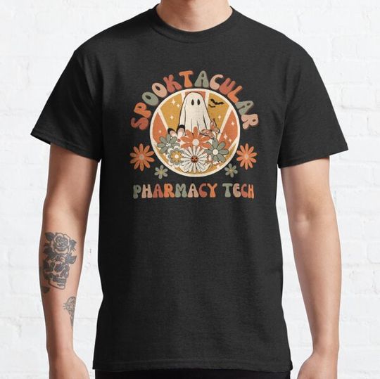 Discover pharmacy technician halloween T-shirts