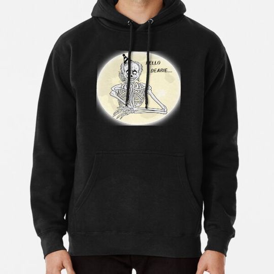 Discover Spooky clown skeleton, Hello dearie clown, Halloween skeleton clown Hoodies