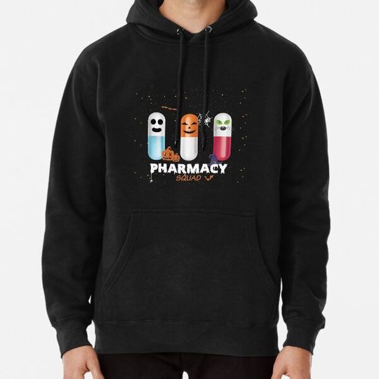 Discover Funny Pills Pharmacy Pharmacist Squad Halloween Costume T-Shirt Hoodies