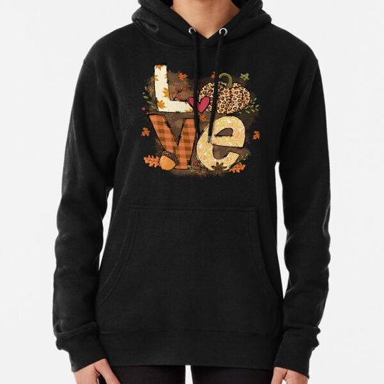 Discover Love pumpkin Hoodies