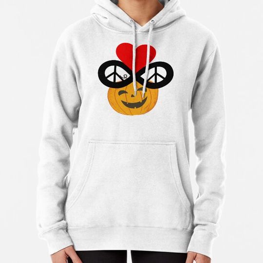 Discover PEACE LOVE PUMPKIN Hoodies