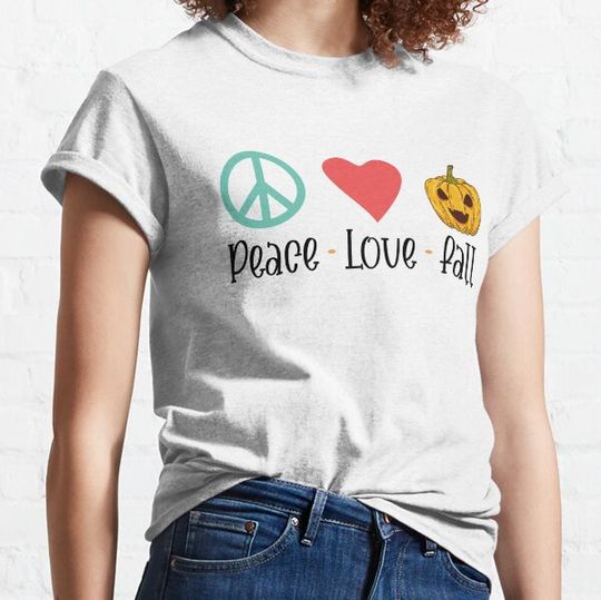 Discover Peace Love Fall - Gift idea T-shirts