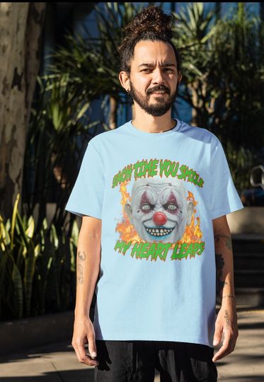 Discover Jerma Tshirt, Each time you smile, my heart leaps, Oddly Specific T-Shirt, Weird Shirt, Stupid shirt, Inappropriate Meme, Weird Gen Z Shirt