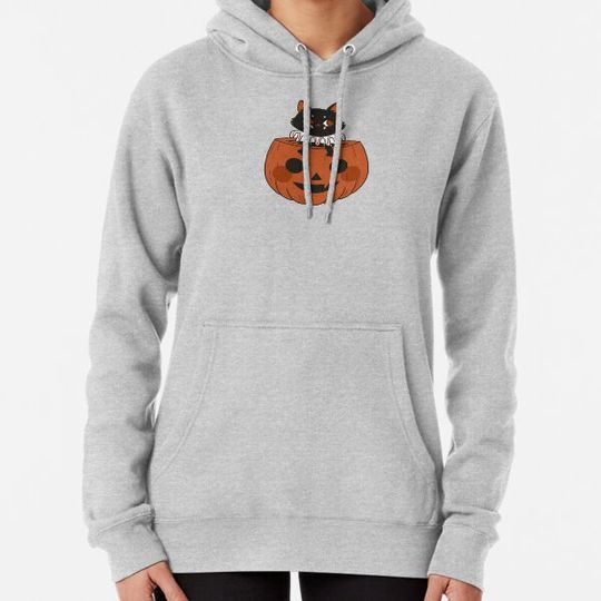 Discover kitten and pumpkin Hoodies