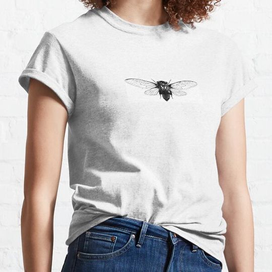 Discover Bug Cicada Scientific Illustration Biology WF Kirby T-shirts