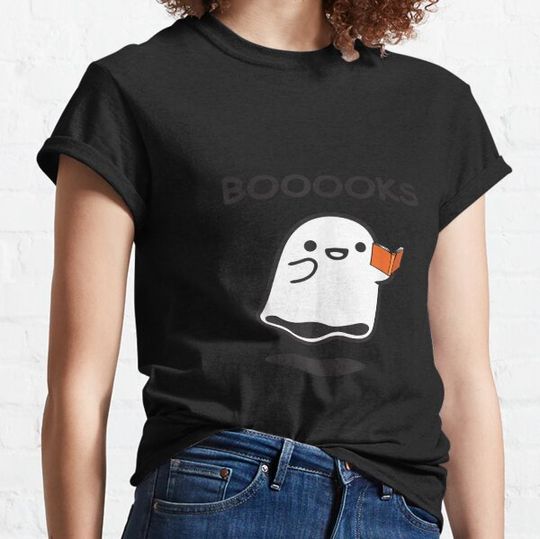 Discover Booooks-Ghost-Books-Halloween-Reading-Librarian T-shirts