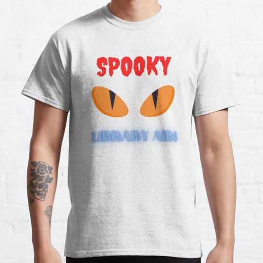 Discover Spooky Library Aide T-shirts