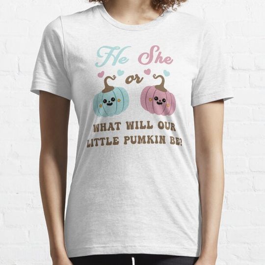 Discover He Or She What Will Our Little Pumpkin Be - Pumpkin Gender Reveal T-shirts