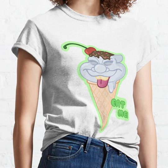 Discover Stinkie Ice Cream Cone (Transparent) T-shirts