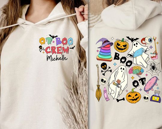 Discover Halloween Occupational Therapy Ghost T-Shirt