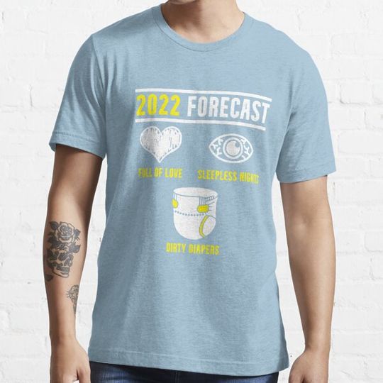 Discover Pregnancy Reveal Design  Baby Announcement Forecast 2022 gender neutral T-shirts